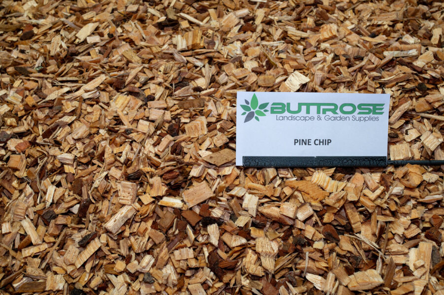 Pine chip mulch