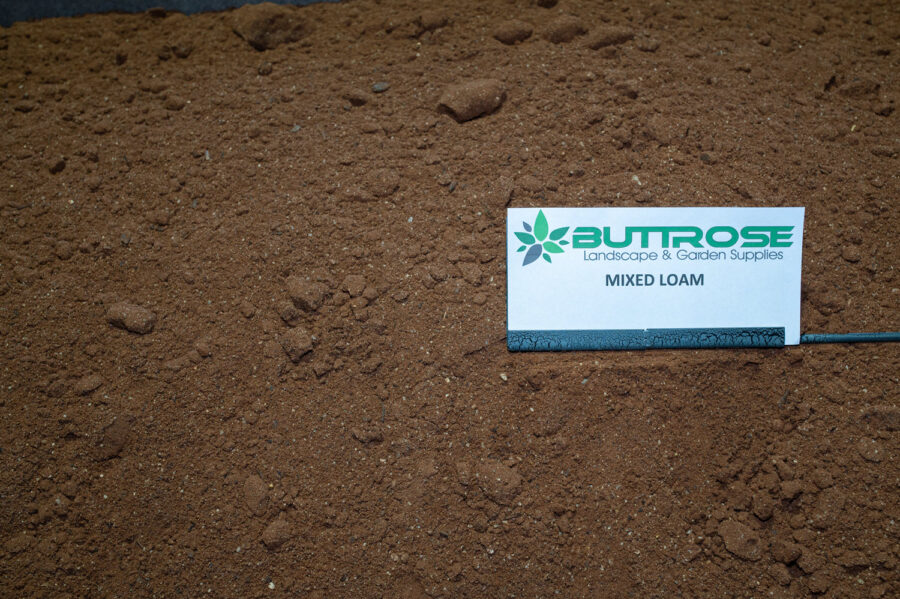 Buttrose Mixed loam with label