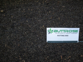 Buttrose Garden Potting Mix with label