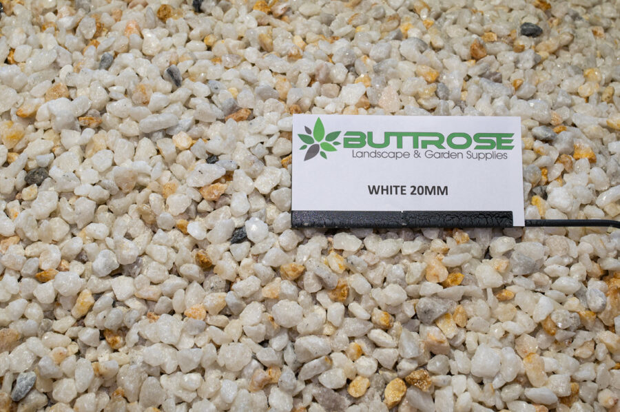 Buttrose Stones Screening 20mm white
