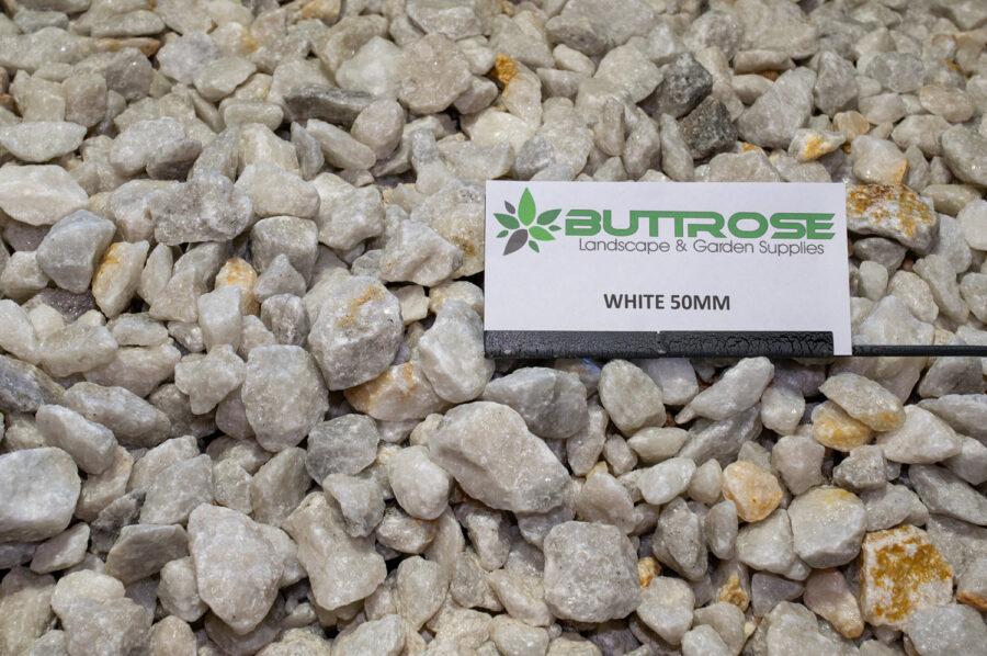 50mm White stones